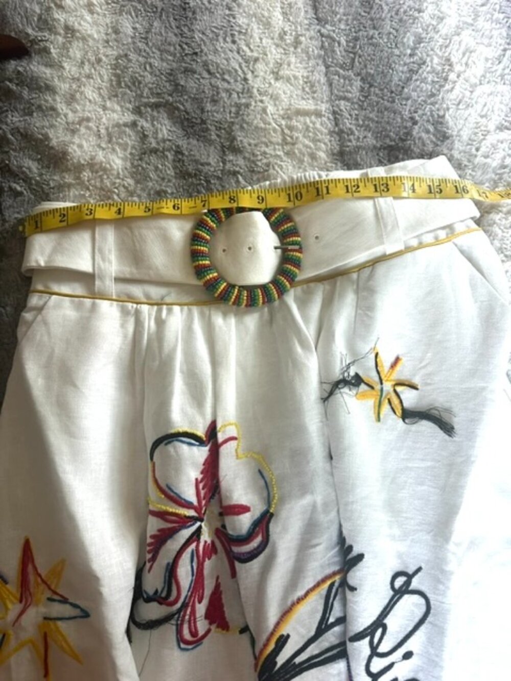 FARM Rio Off-White Tropi Embroidered Maxi Skirt - Picture 12 of 16